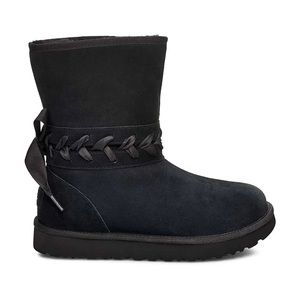 NEW UGG: Classic Lace Short Boot Black